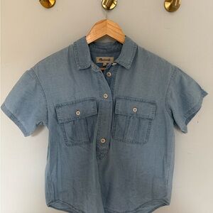 Madewell Chambray button up